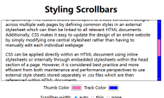 CSS scrollbar-color 和 scrollbar-gutter 现已成为基准规范