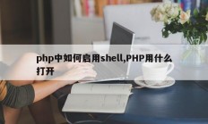 php中如何启用shell,PHP用什么打开