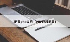 配置php以后（PHP环境配置）