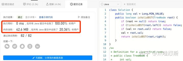 图解LeetCode：验证二叉搜索树