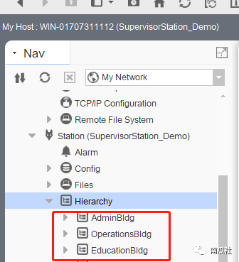 Niagara使用层级结构HierarchyService服务创建设备实体对象的数据模型