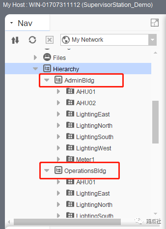 Niagara使用层级结构HierarchyService服务创建设备实体对象的数据模型
