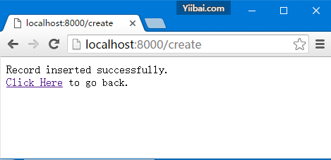 Laravel教程：使用DB::insert()方法插入数据库表数据记录
