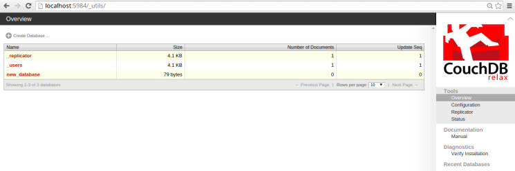 CouchDB教程：安装、安全保护、访问Futon