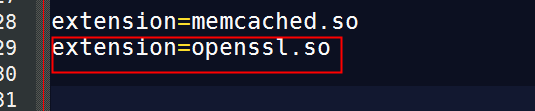 laravel项目：centos7安装php7的openssl扩展步骤