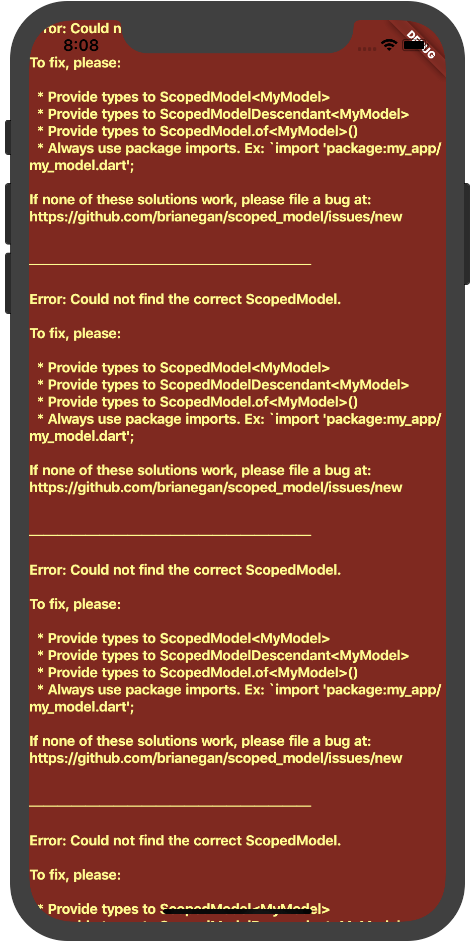 Flutter app开发：错误页面自定义教程
