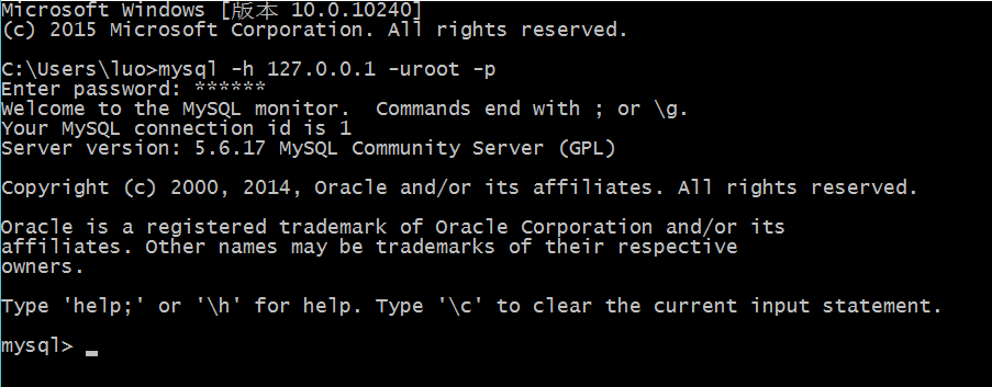 MYSQL语句大全：连接操作、用户创建、权限、删除