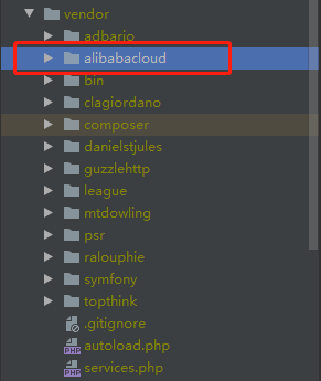 ThinkPHP6项目基本操作（阿里云短信SDK+redis）
