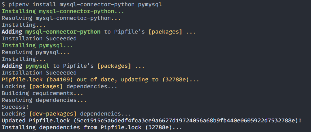FastAPI 快速开发 Web API 项目: 连接 MySQL 数据库