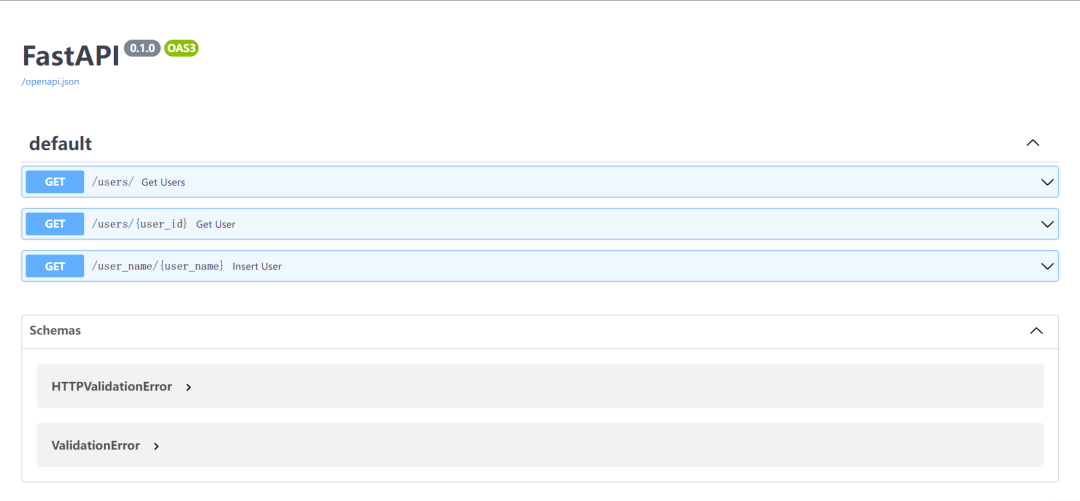 FastAPI 快速开发 Web API 项目: 连接 MySQL 数据库