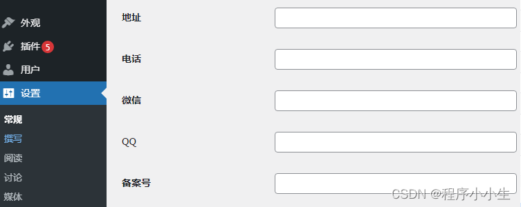 WordPress系统常规自定义字段设定与调用代码