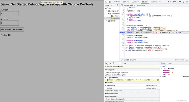 Debug JavaScript（调试、debugger）