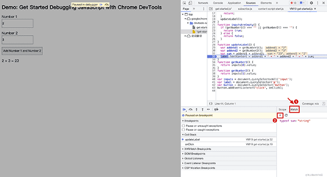 Debug JavaScript（调试、debugger）