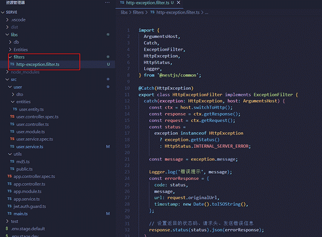 Vue3 + Nest 实现博客管理系统 后端篇（三）：异常处理和格式化返回数据