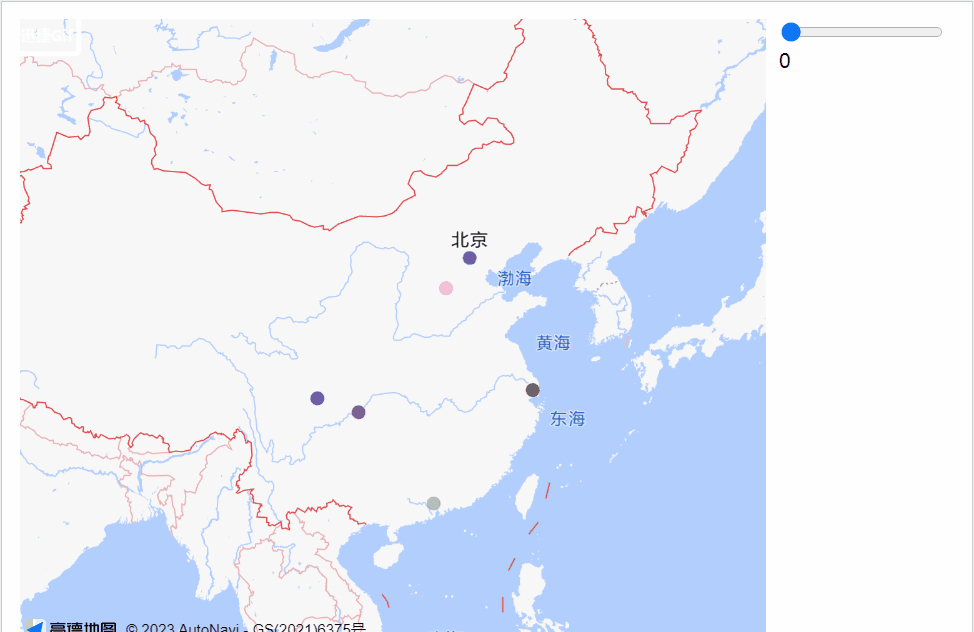 高德地图-散点地图-实现在地图上绘制散点并绑定交互事件