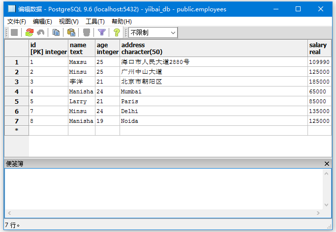 PostgreSQL函数(存储过程)语法和参数说明