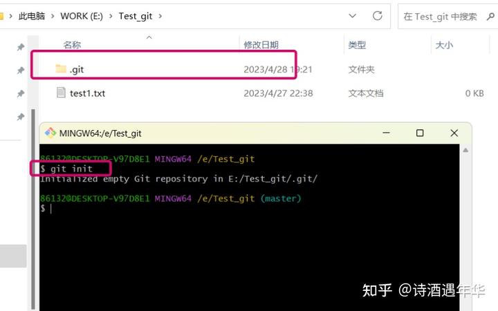 Git安装使用快速上手图文教程：如何在本地初始化一个Git仓库