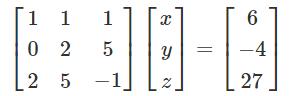 NumPy教程：线性代数（numpy.linalg模块）及python示例