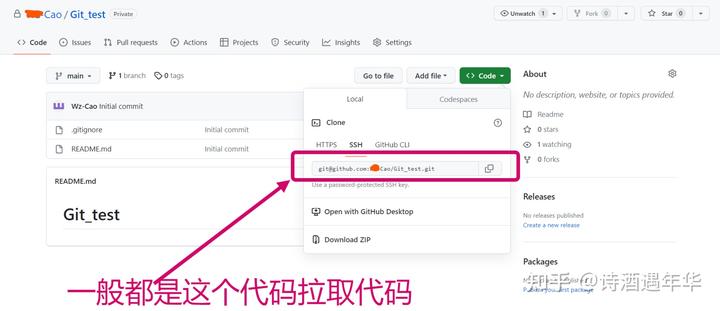 Git安装使用快速上手图文教程：创建一个 SSH 密匙代码从本地推送到 GitHub