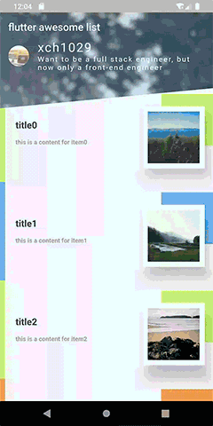flutter app开发：打造炫酷的list