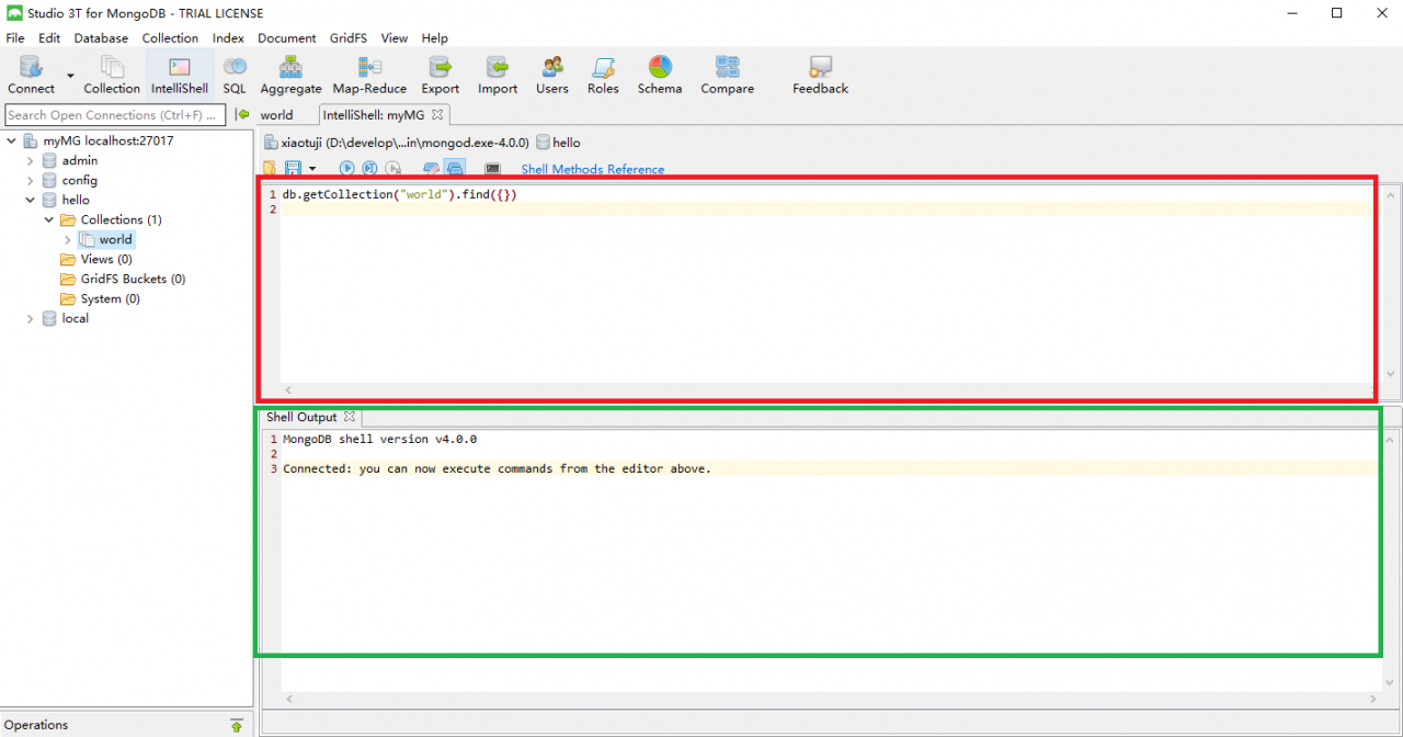 MongoDB可视化工具Studio 3T的使用(CRUD)