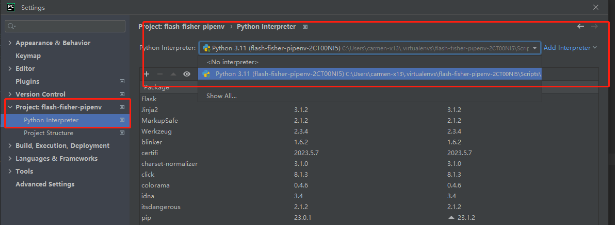 python pipenv与flask安装与入门代码