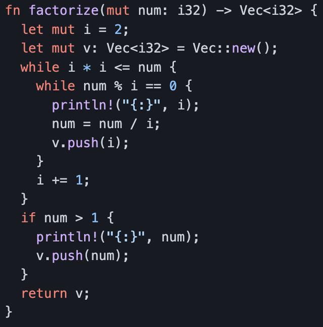 质因数分解算法例子：看不同编程语言有哪些差异？如何选择入门语言？