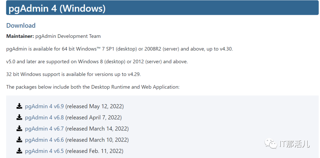 PostgreSQL管理工具pgAdmin 4使用手册