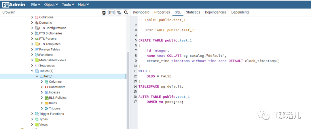 PostgreSQL管理工具pgAdmin 4使用手册