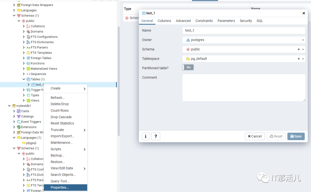 PostgreSQL管理工具pgAdmin 4使用手册