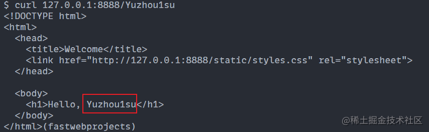 FastAPI 快速开发 Web API 项目中的模板和 Jinja