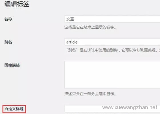 WordPress网站分类和Tag标签添加自定义title标题的纯代码实现